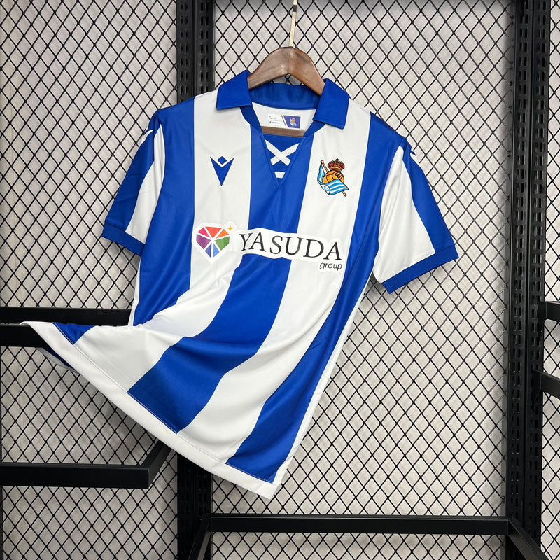 Camisa Real Sociedad Home 24/25 - Torcedor Masculina
