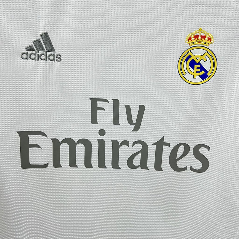 Camisa Real Madrid Home 2015/16 - Adidas Versão Retro