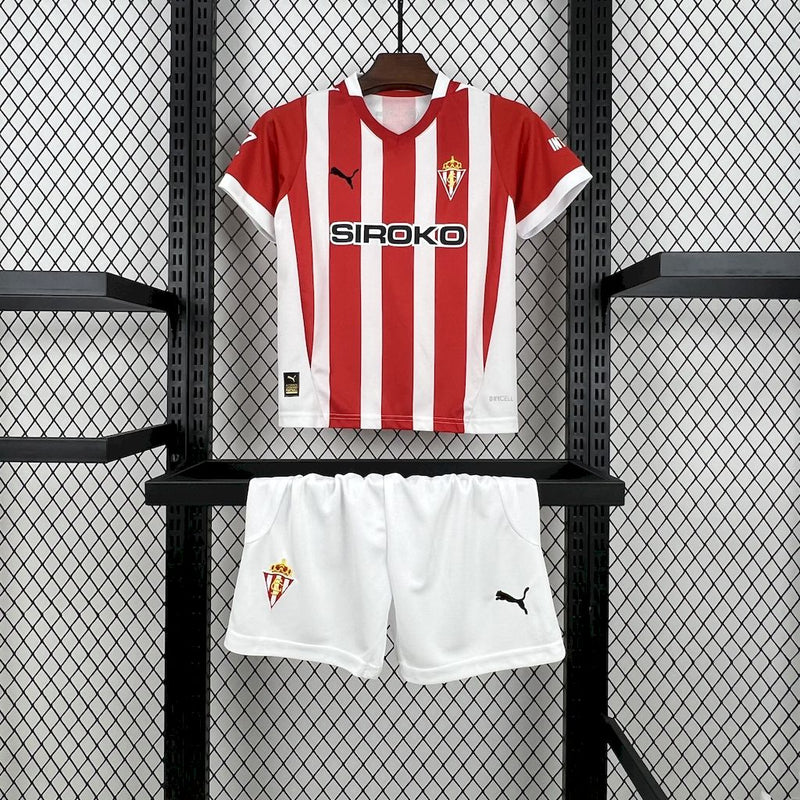 Kit Infantil Sporting de Gijon Home 24/25 - Puma Adidas Infantil