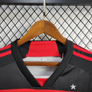 Camisa Flamengo Home 24/25 - Adidas Torcedor Manga Comprida
