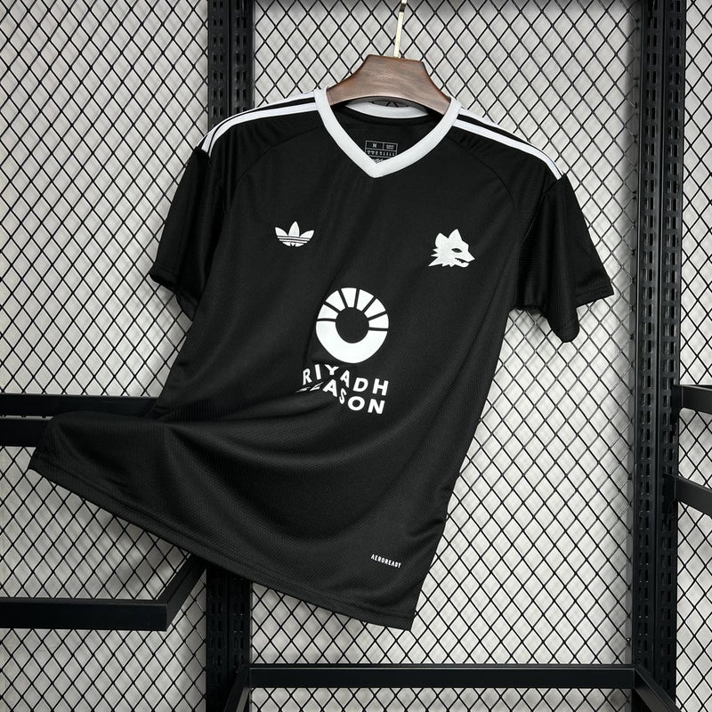 Camisa Roma Pré-Jogo 24/25 - Adidas Torcedor Masculina