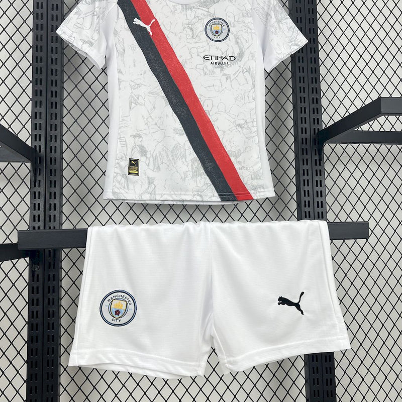 Kit Infantil Manchester City Away 2025/26 - Infantil