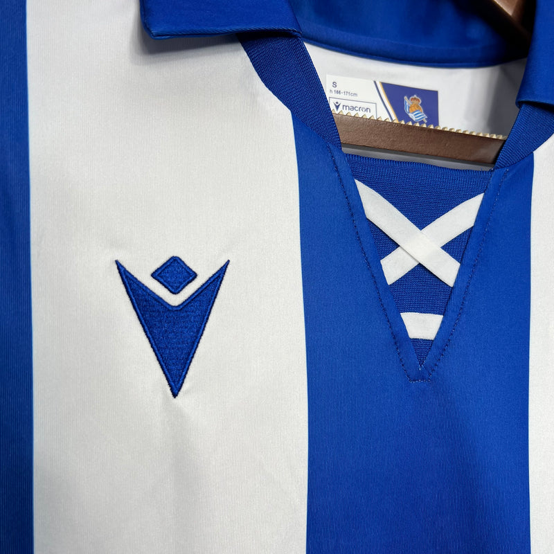 Camisa Real Sociedad Home 24/25 - Torcedor Masculina