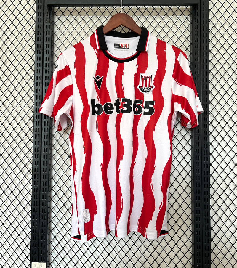 Camisa Stoke City Home 2025/26 - Torcedor Masculina
