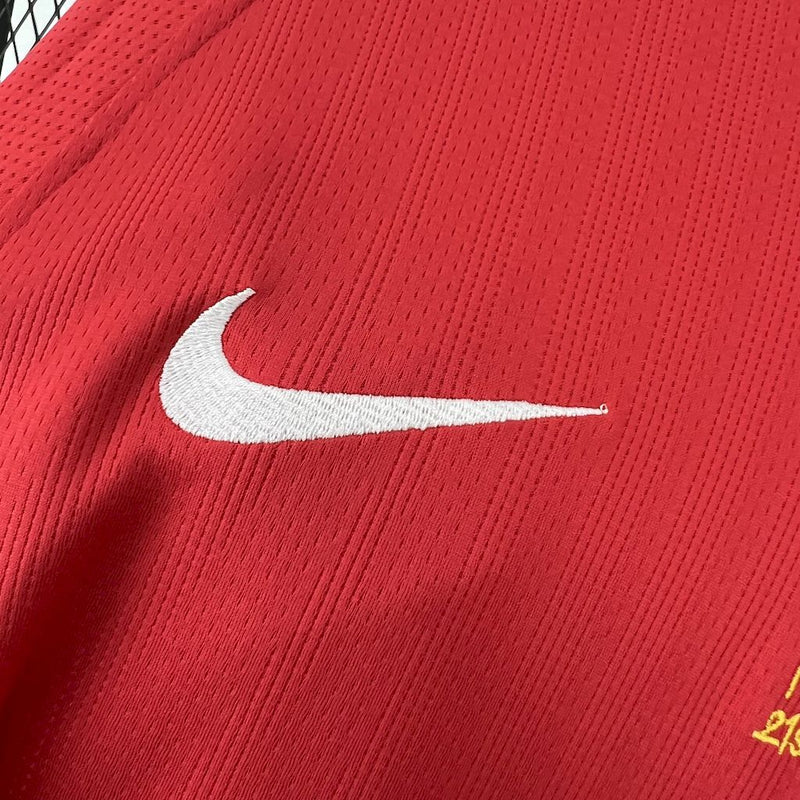 Camisa Manchester United Home 2007/08 - Versão Retro Manga Comprida