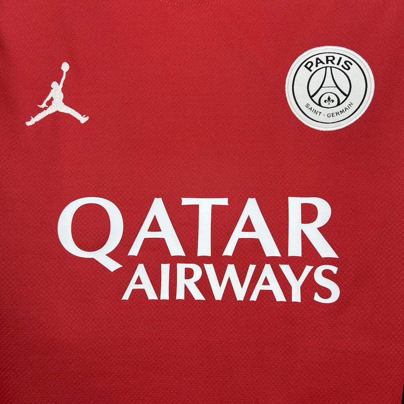 Camisa PSG Goleiro RED Manga comprida 2025/26 - Versão Torcedor