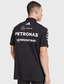Camisa Polo Adidas Mercedes F1 Team AMG Petronas 2025 Preta