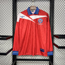 Camisa Chile Manga Longa Titular 1998 - Versão Retro