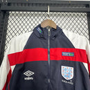 Jaqueta Corta Vento Inglaterra Versão Retro - Azul Escuro