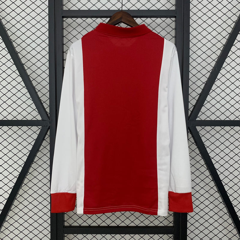 Camisa Ajax 125 anos Manga comprida 2025/26 - Adidas Versão Torcedor