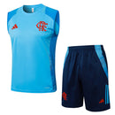 Conjunto de Treino Flamengo Azul 24/25 - Regata/Short