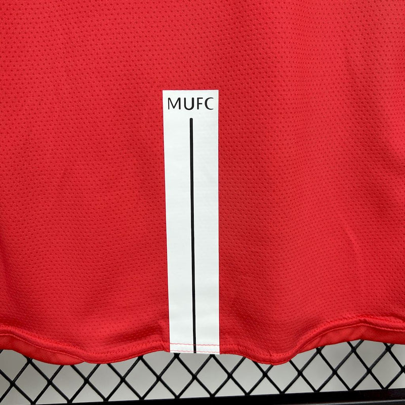 Camisa Manchester United Home 2007/08 - Versão Retro Manga Comprida