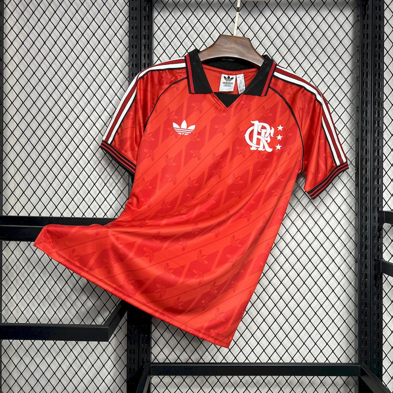Camisa Flamengo Gola Polo 24/25 - Adidas Torcedor Masculina