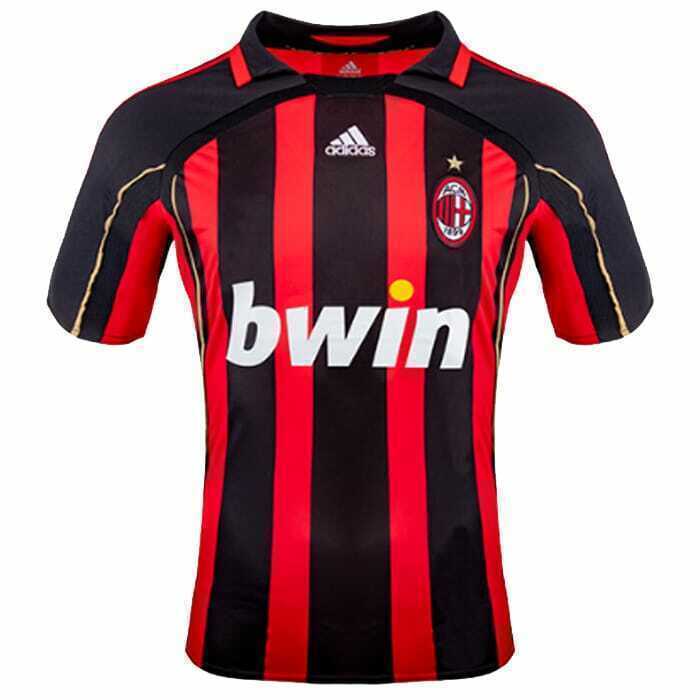 Camisa Milan Titular 2006/07 - Versão Retro