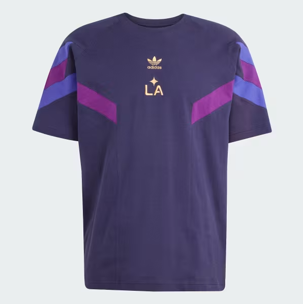 Camisa LA Galaxy Casual 2025/26 - Adidas Torcedor Masculina