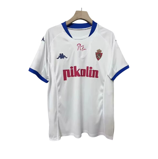 Camisa Real Zaragoza Home 2001/02 - Versão Retro