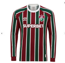 Camisa Fluminense Home 2025/26 - Torcedor Manga Comprida