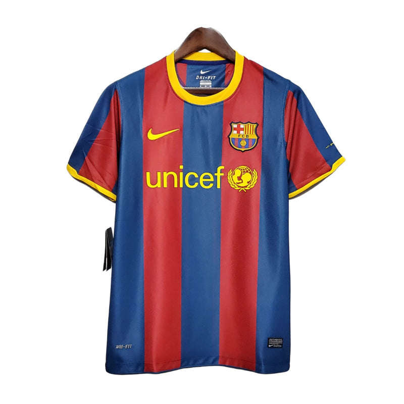 Camisa Barcelona Titular 10/11 - Versão Retro