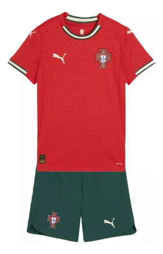 Kit Infantil Portugal Home 25/26 - Puma infantil