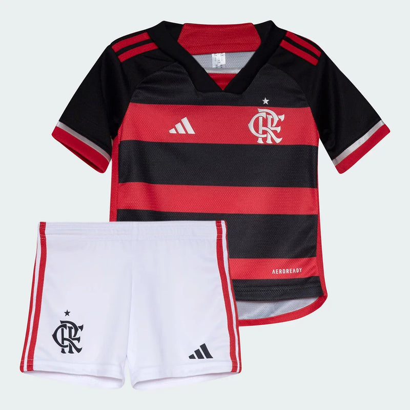 Kit Infantil Flamengo Home 24/25 - Adidas infantil