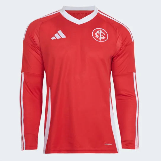 Camisa Internacional Home 2025/26 - Torcedor Manga Comprida