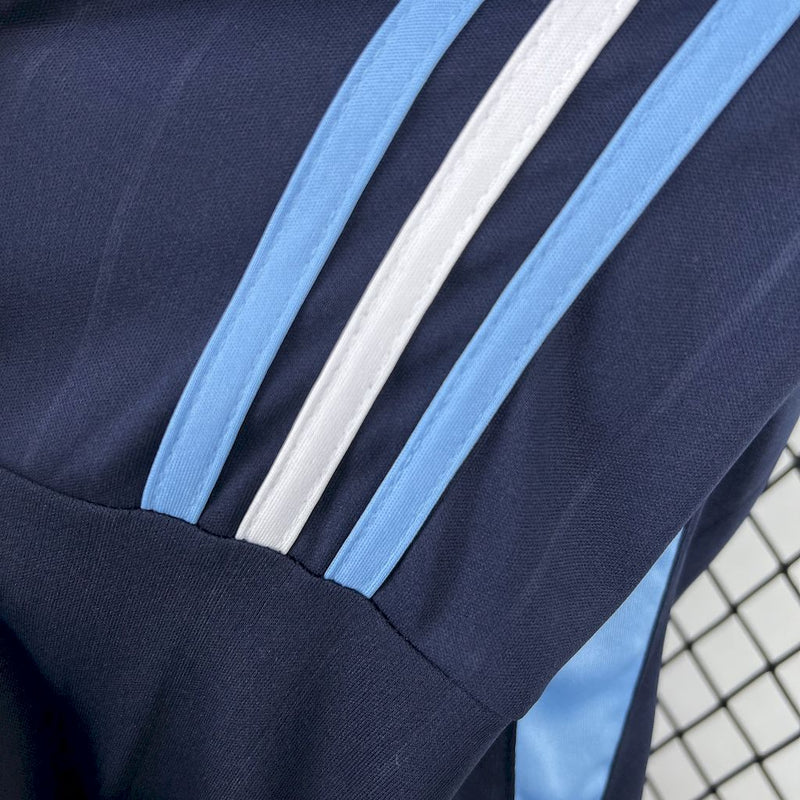 Camisa Argentina Copa do Mundo 2006/07 - Versão Retro Manga Comprida