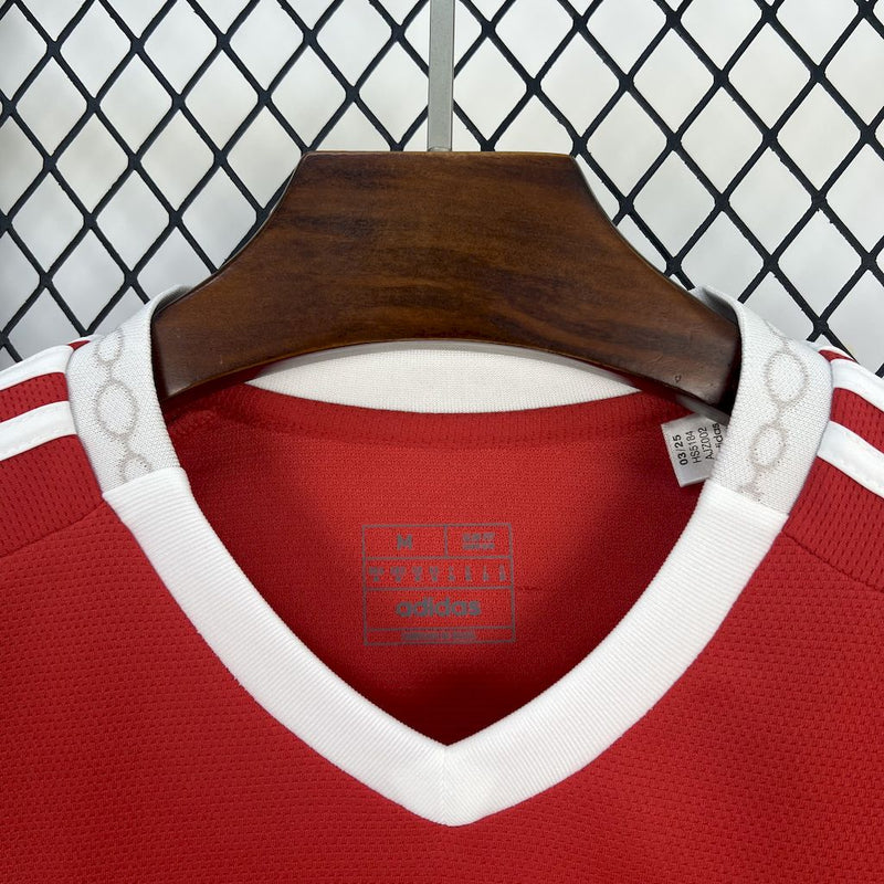 Camisa Internacional Home 2025/26 - Torcedor Manga Comprida
