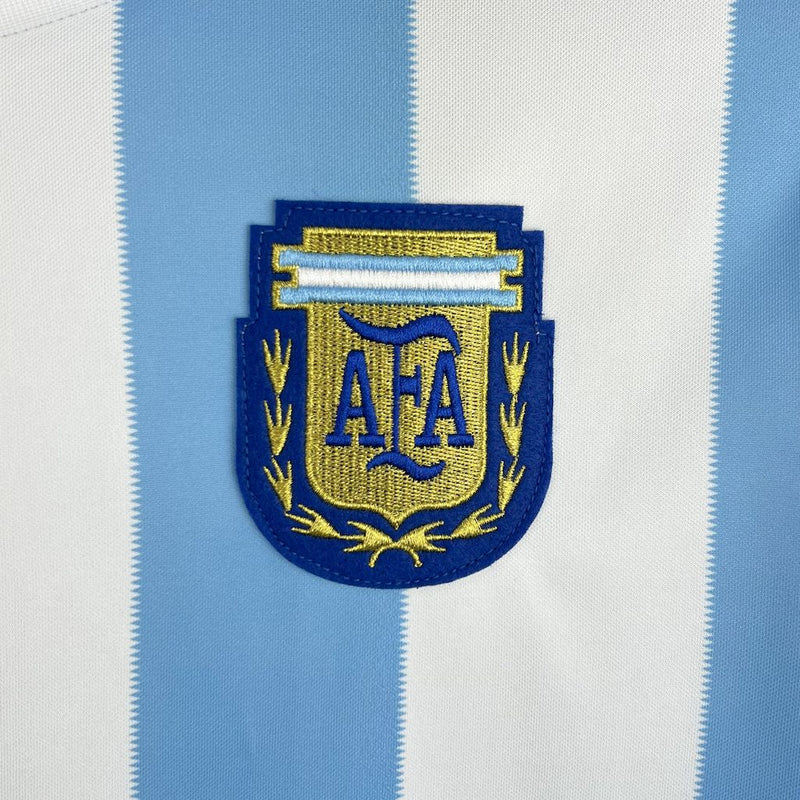 Camisa Argentina Home 1986 -  Adidas Versão Retro