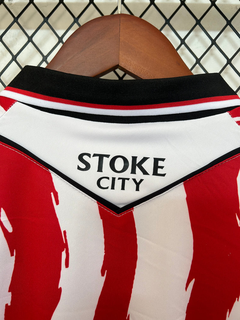Camisa Stoke City Home 2025/26 - Torcedor Masculina