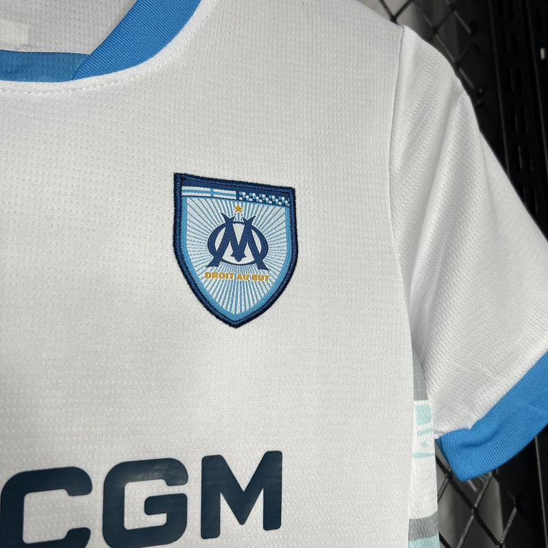 Kit Infantil Olympique Marseille Home 24/25 - Puma Infantil