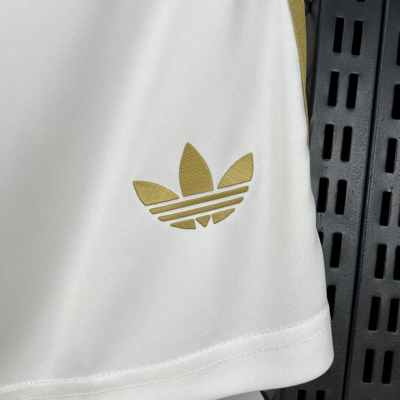 Calção Short Futebol Bayern de Munique 125 Anos Branco 2025/26 - Puma Short