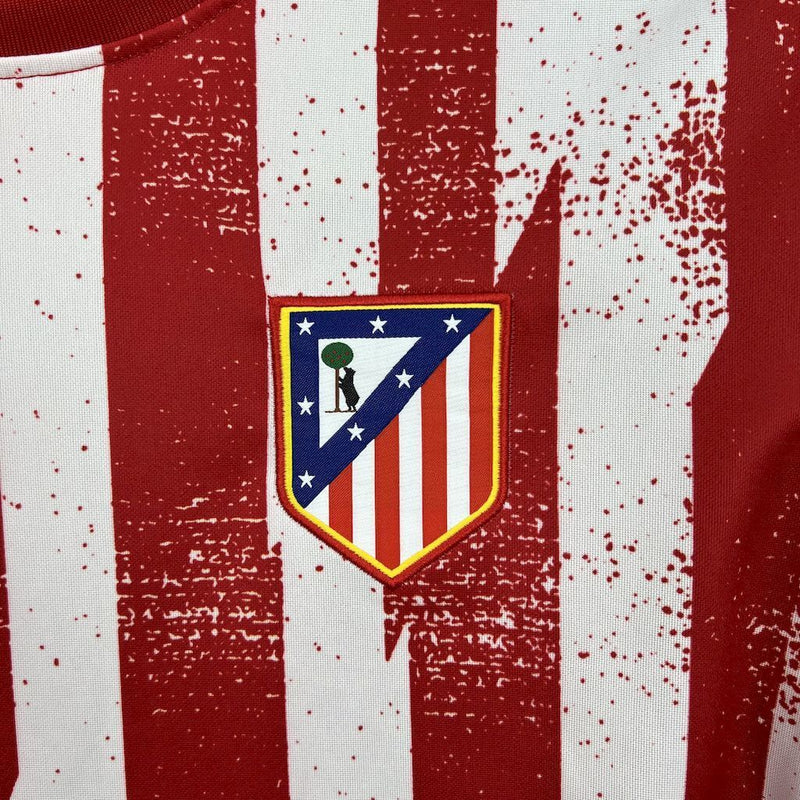 Camisa Atlético de Madrid Pré Jogo Manga comprida 2025/26 - Versão Torcedor