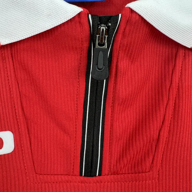 Camisa Manchester United Home 1998/99 - Versão Retro Manga Comprida