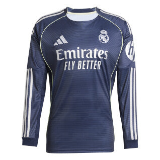 Camisa Real Madrid Away Manga comprida 2025/26 - Versão Torcedor
