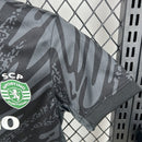 Kit Infantil Sporting Goleiro Black 2025/26 - Infantil