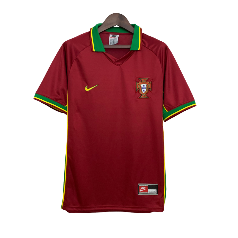 Camisa Portugal Home 1998 - Nike Versão Retro