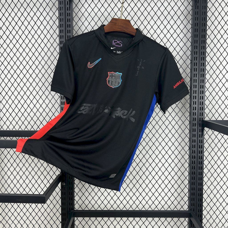 Camisa Barcelona Away Travis Scott 2024/25 - Torcedor Masculino