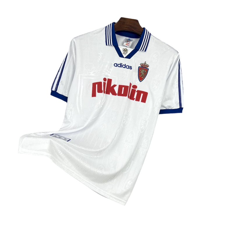 Camisa Real Zaragoza Home 1997/98 - Versão Retro