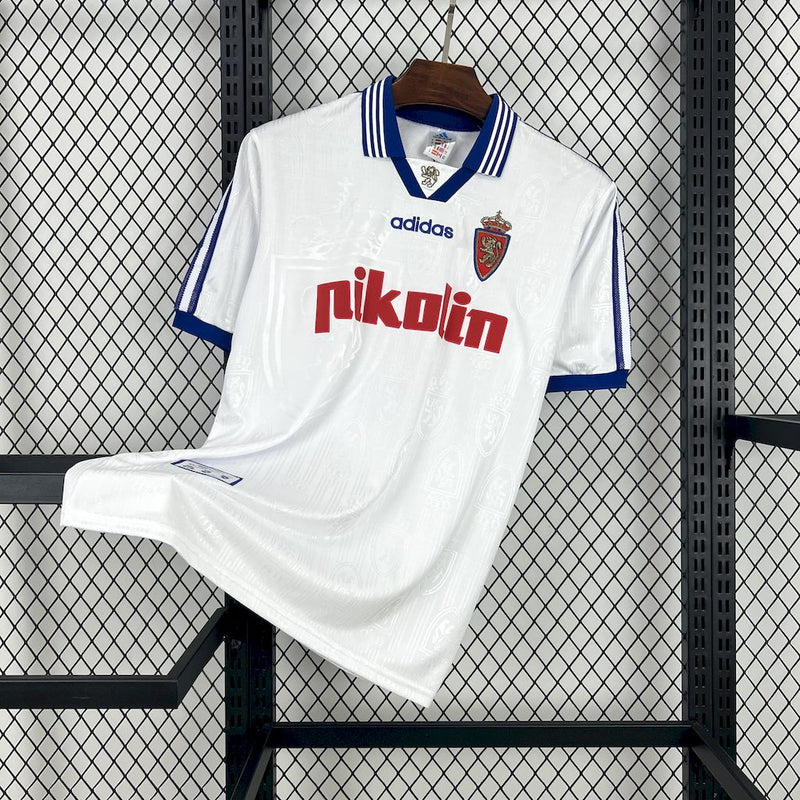 Camisa Real Zaragoza Home 1997/98 - Versão Retro