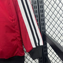 Jaqueta Corta Vento Manchester United Versão Retro - Vermelho