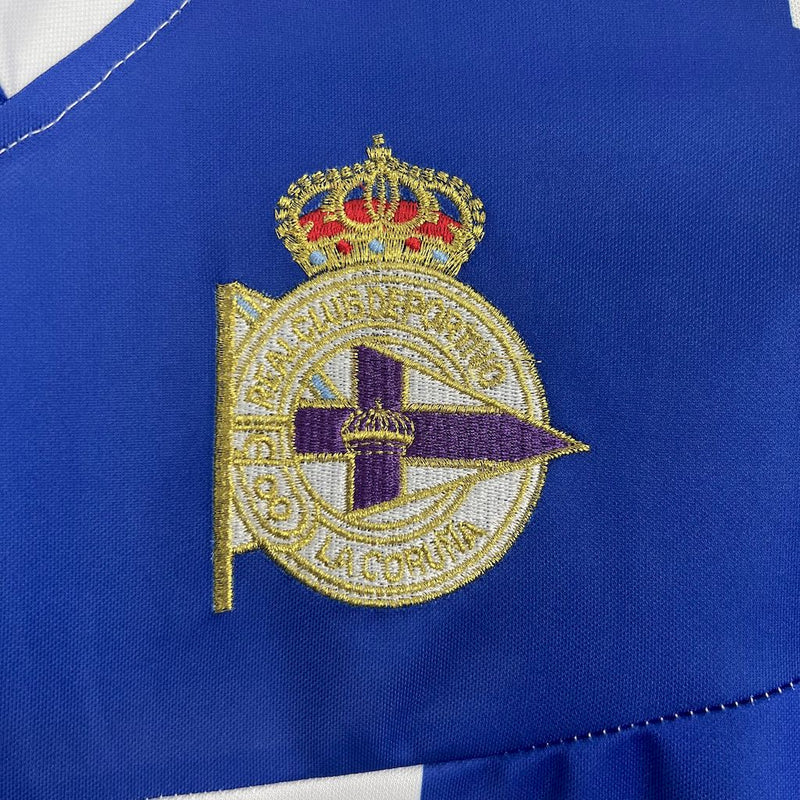 Camisa Deportivo de La Coruna Home 2003/04 - Adidas Versão Retro