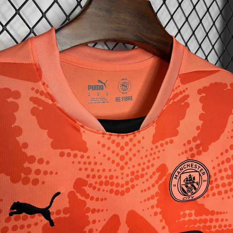 Camisa Manchester City Laranja 24/25 - Puma Torcedor Masculina