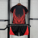 Kit Infantil Benfica Black Red 2025/26 - Adidas Infantil