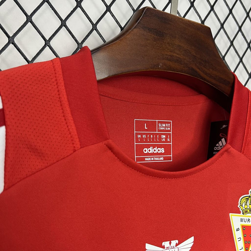 Camisa Real Murcia Home 24/25 - Adidas Torcedor Masculina