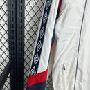 Jaqueta Corta Vento Inglaterra Versão Retro - Branco