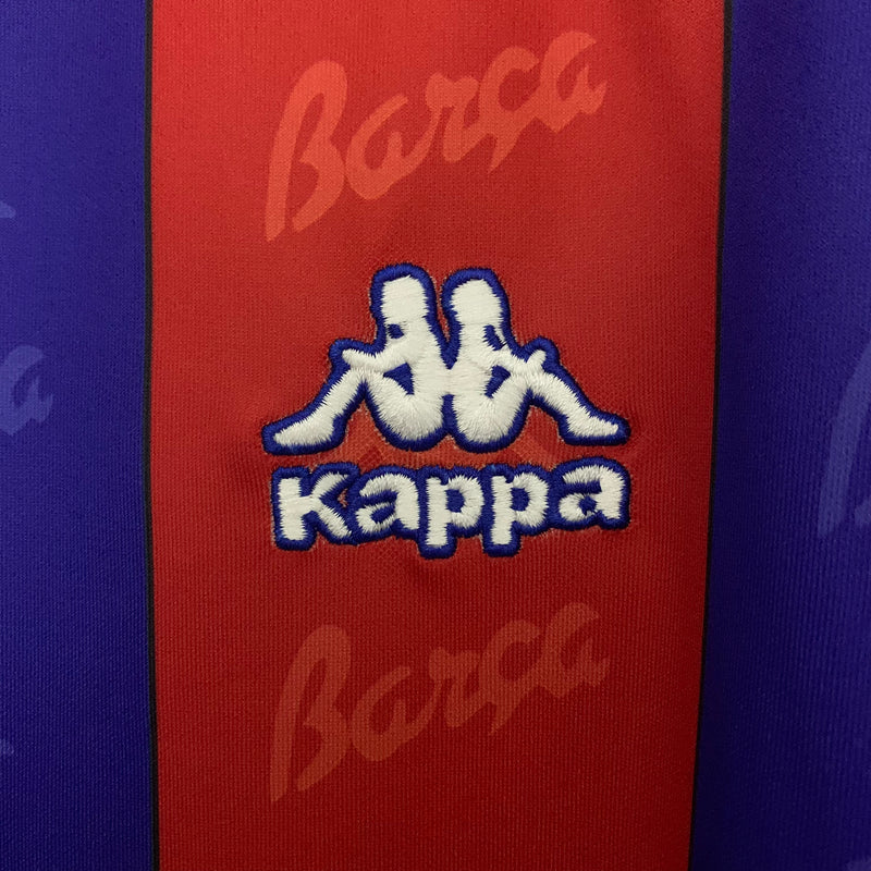 Camisa Barcelona Home 1995/97 - Versão Retro Manga Comprida