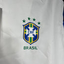 Jaqueta Corta Vento Brasil 1994 - Branco e Azul Retro