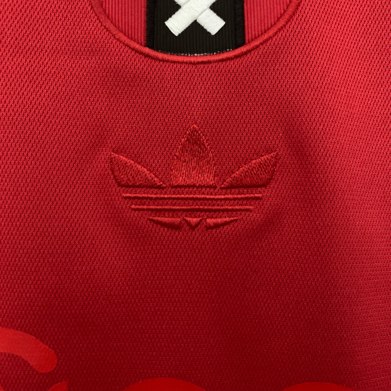 Camisa Ajax 125 anos Manga comprida 2025/26 - Adidas Versão Torcedor