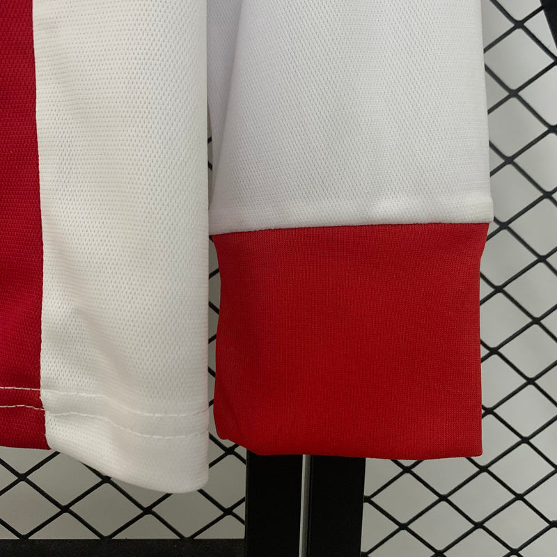 Camisa Ajax 125 anos Manga comprida 2025/26 - Adidas Versão Torcedor
