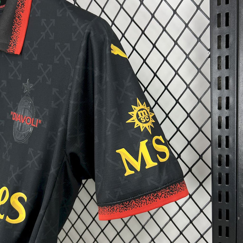 Camisa Milan Co-Branded Diavoli 25/26 - Puma Torcedor Masculina